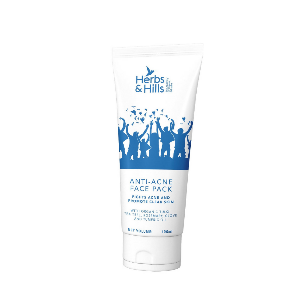 Herbs & Hills Anti Acne Face Pack | Grocsy