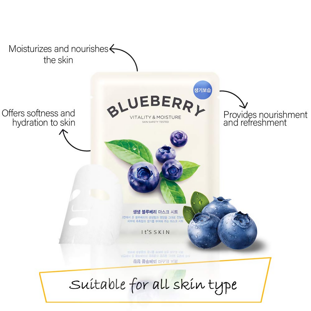 It's Skin The Fresh Blueberry Mask Sheet | Grocsy