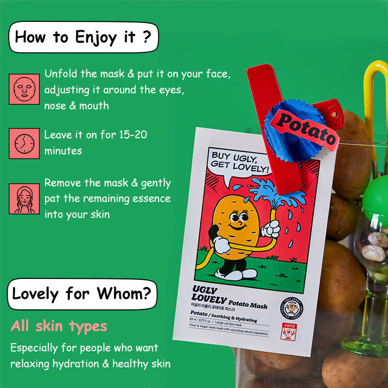 The Face Shop Ugly Lovely Potato Mask | Grocsy