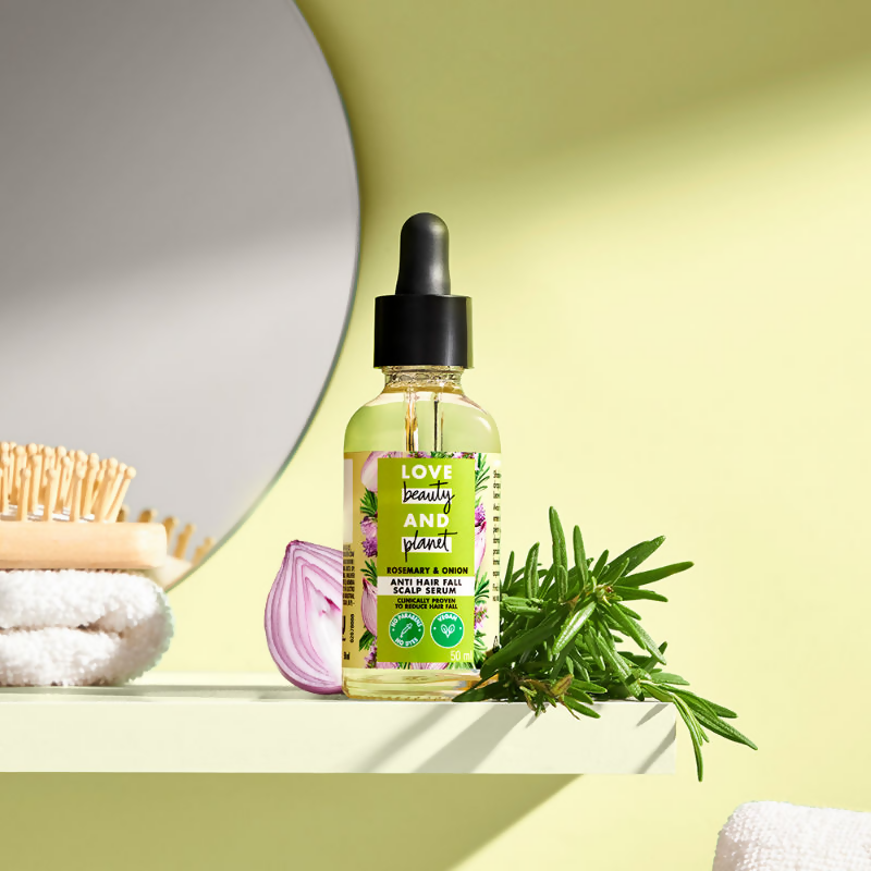 Love Beauty & Planet Onion & Rosemary Anti Hairfall Scalp Serum | Grocsy