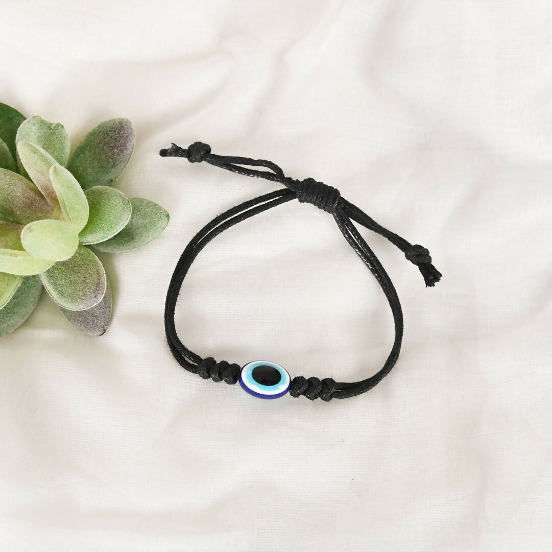 NVR Men & Women Evil Eye Adjustable Bracelet | Grocsy