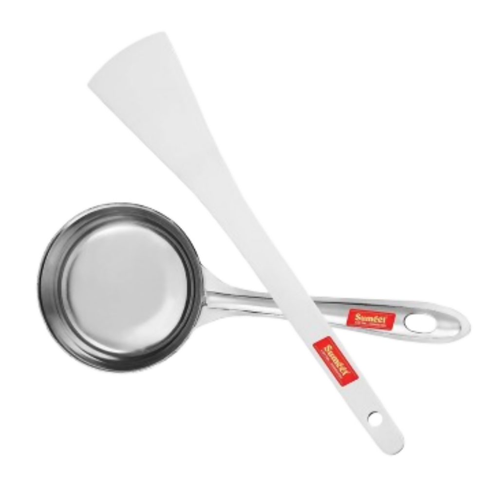 Sumeet Stainless Steel Perfect Dosa Making Spoon/Ladle Set | Grocsy