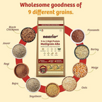 Naario 9-in1 Multigrain Atta (No Wheat) | Grocsy