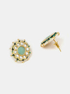 Ruby Raang Kundan Choker Neckpiece With Matching Studs | Grocsy