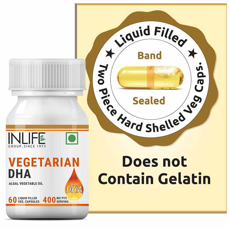 Inlife Vegetarian DHA Capsules | Grocsy