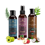 Avimee Herbal Anti Grey Kit With Shakuntala Hair Cleanser, Fights Grey Hair, With Amla, Curry Leaf and Henna Oil | Grocsy