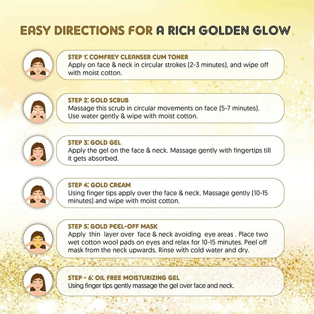 VLCC Gold Facial Kit | Grocsy