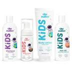 Tiny Mighty Kids Shampoo, Body Lotion, Foam Wash & Hair Oil Combo | Grocsy