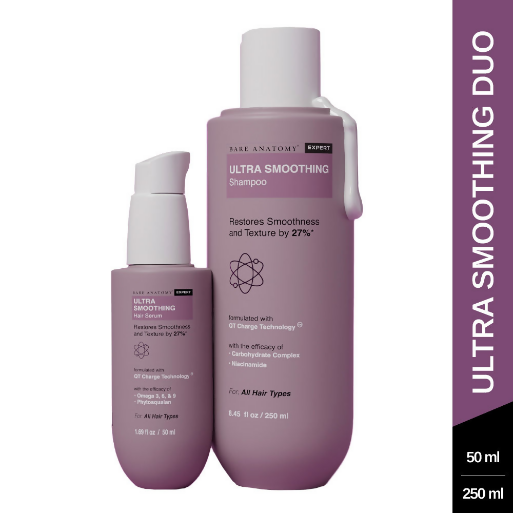 Bare Anatomy Expert Ultra Smoothing Hair Serum & Shampoo Duo | Grocsy