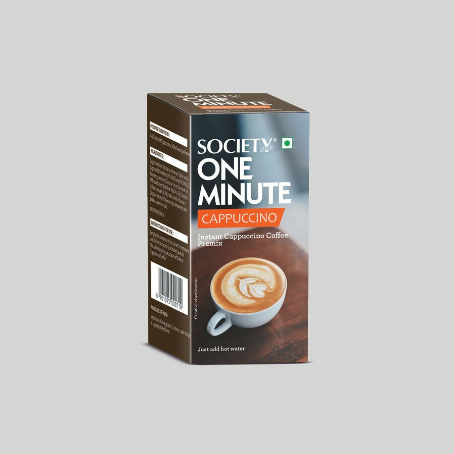 Society One Minute Cappuccino Coffee Premix | Grocsy