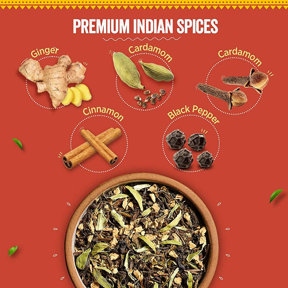 Chaayos Masala Chai Tea Bags | Grocsy