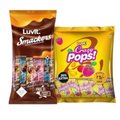 LuvIt. Smackers Chocolate Flavoured Lollipops & Crazy Pops Button | Grocsy
