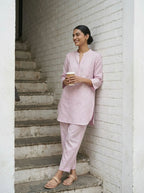 Gharana India Aira Lavender Coord Set | Grocsy