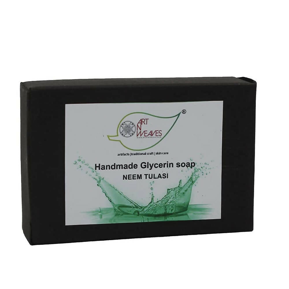 artNweaves Handmade Glycerin Soap Neem Tulsi | Grocsy