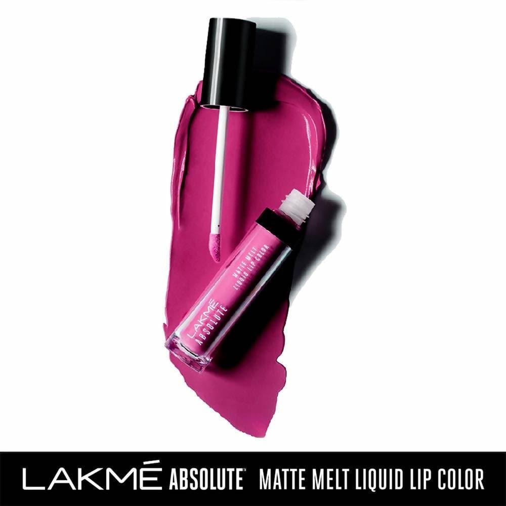 Lakme Absolute Matte Melt Liquid Lip Color - Pink Heels | Grocsy