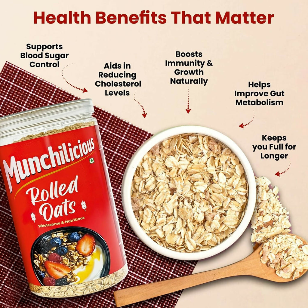 Munchilicious 100% Whole Grain Jumbo Oats | Grocsy