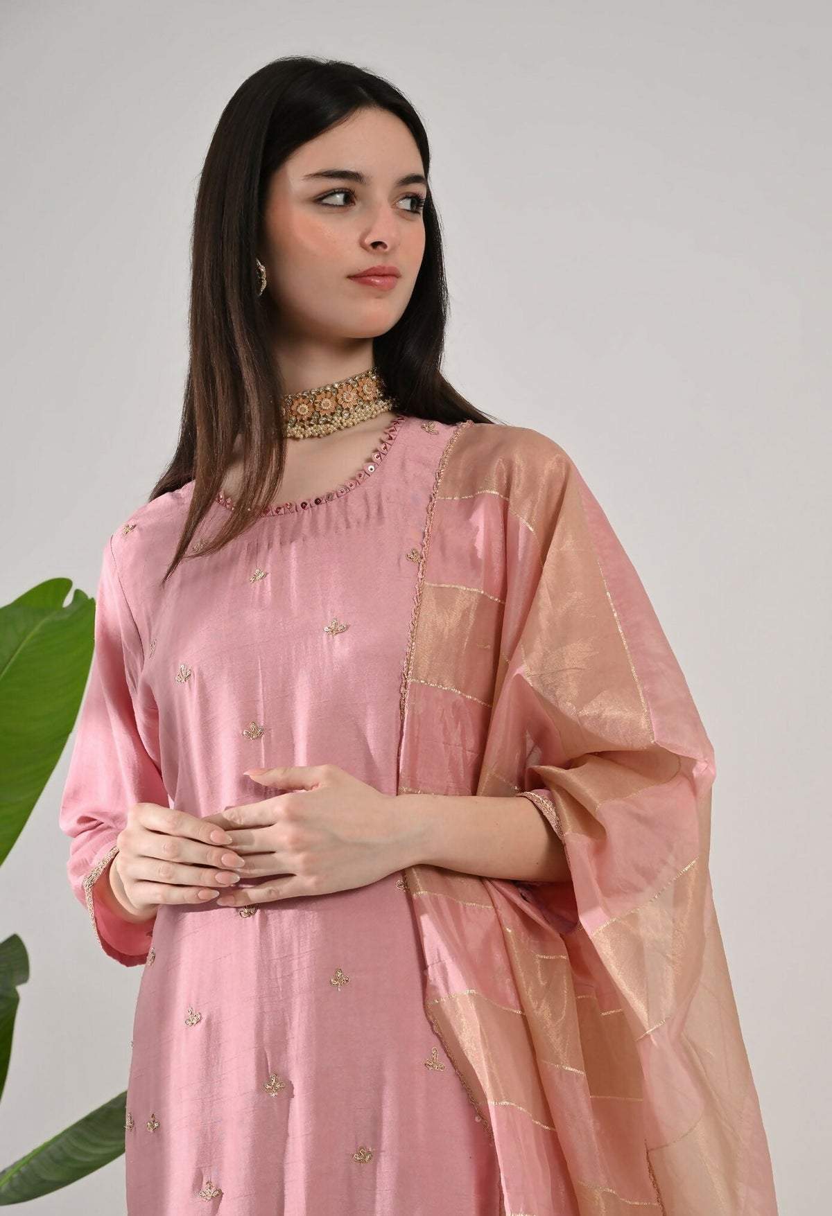 Joban Fashion Onion Premium Pure Viscose Print Dola With Handwork Kurta Set | Grocsy