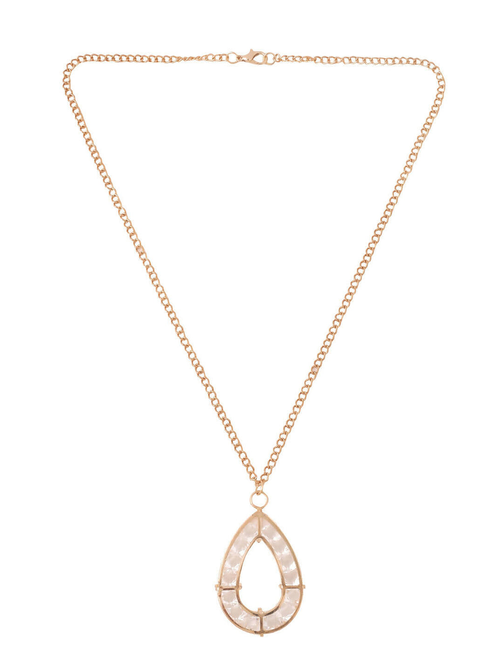 NVR Women Gold-Polished Oxidised Bohemian Necklace | Grocsy