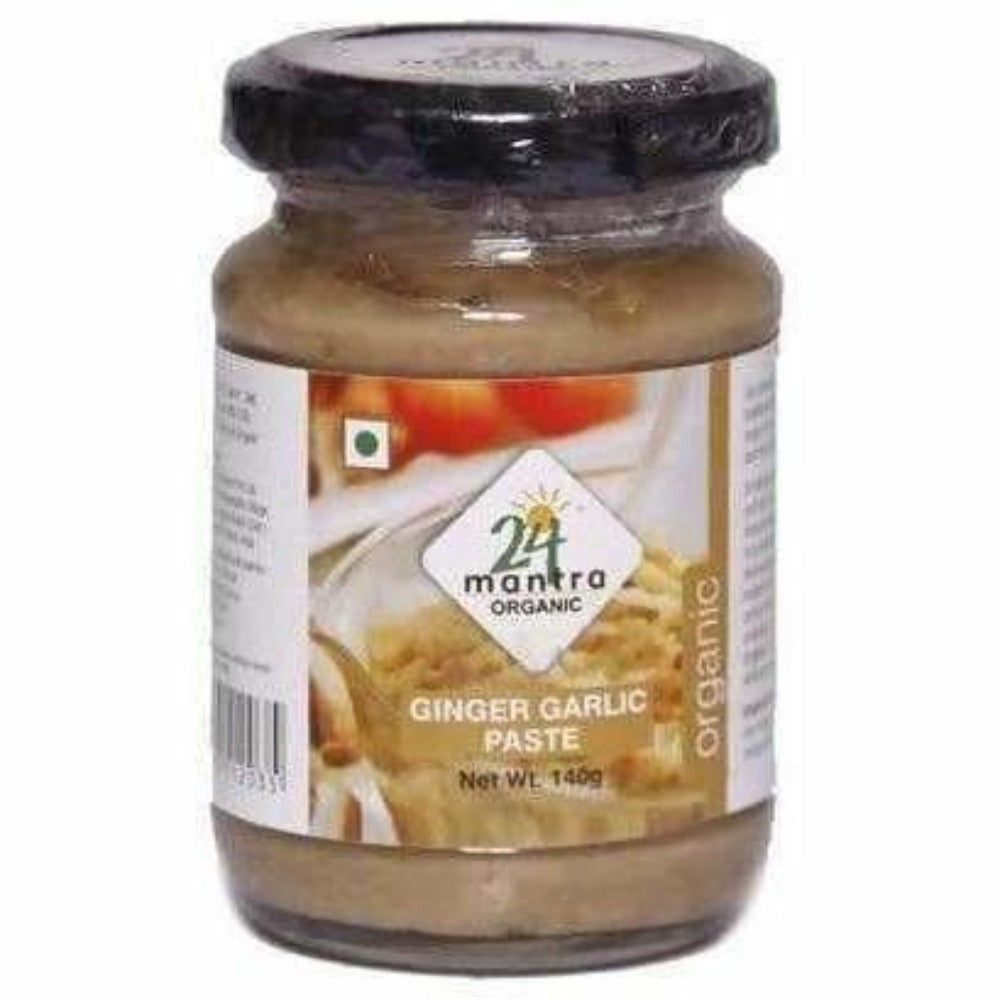 24 Mantra Organic Ginger Garlic Paste | Grocsy