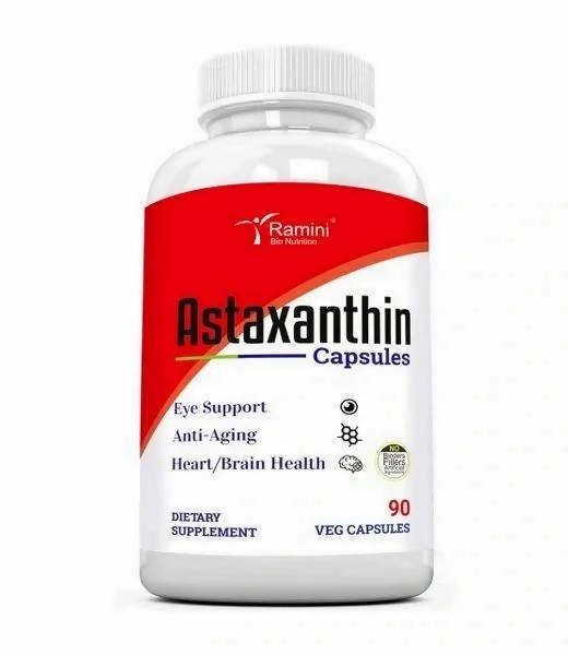 Ramini Bio Nutrition Astaxanthin 4mg Veg Capsules | Grocsy