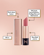Natasha Moor Silk Suede Lipstick - Muse | Grocsy