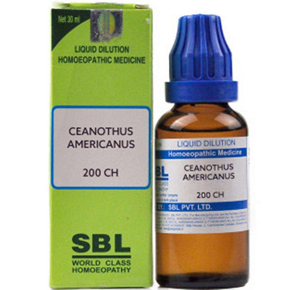 SBL Homeopathy Ceanothus Americanus Dilution | Grocsy
