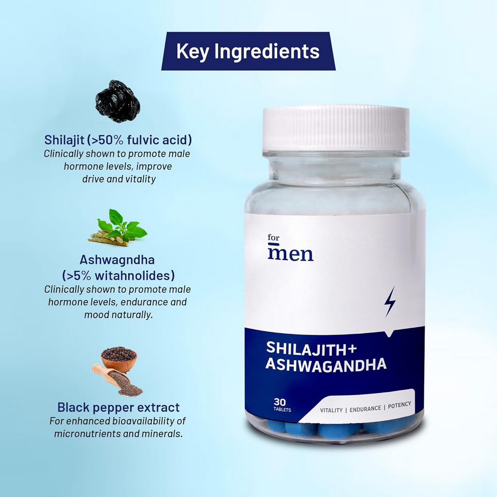 ForMen Sj + Ashwagandha Tablets | Grocsy