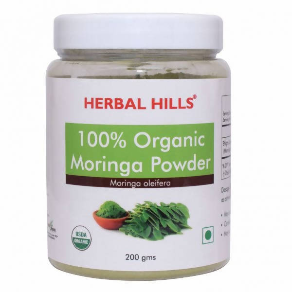 Herbal Hills Organic Moringa Powder | Grocsy