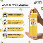 Rishi Natural Argan Oil Cold-Pressed 100% Pure Healty Skin And Hair | Grocsy