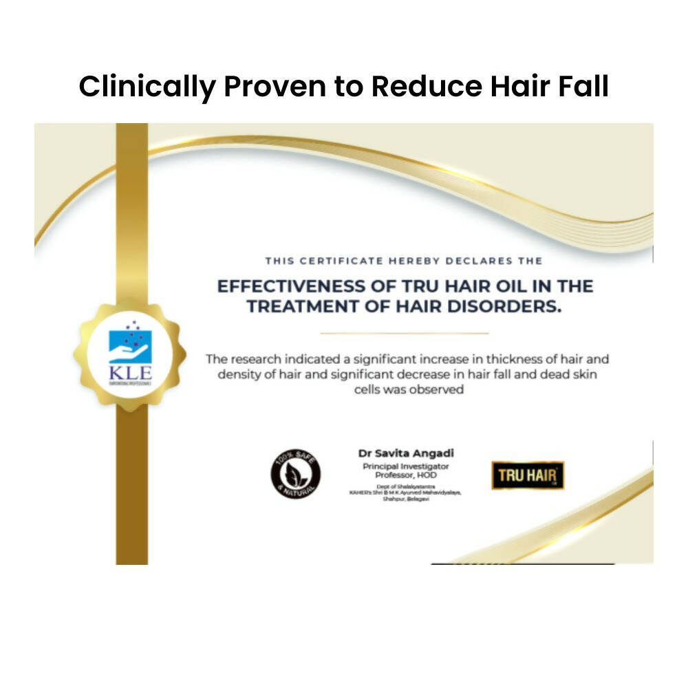 Tru Hair & Skin Hair Oil For Hair Fall Control & Dandruff | Grocsy