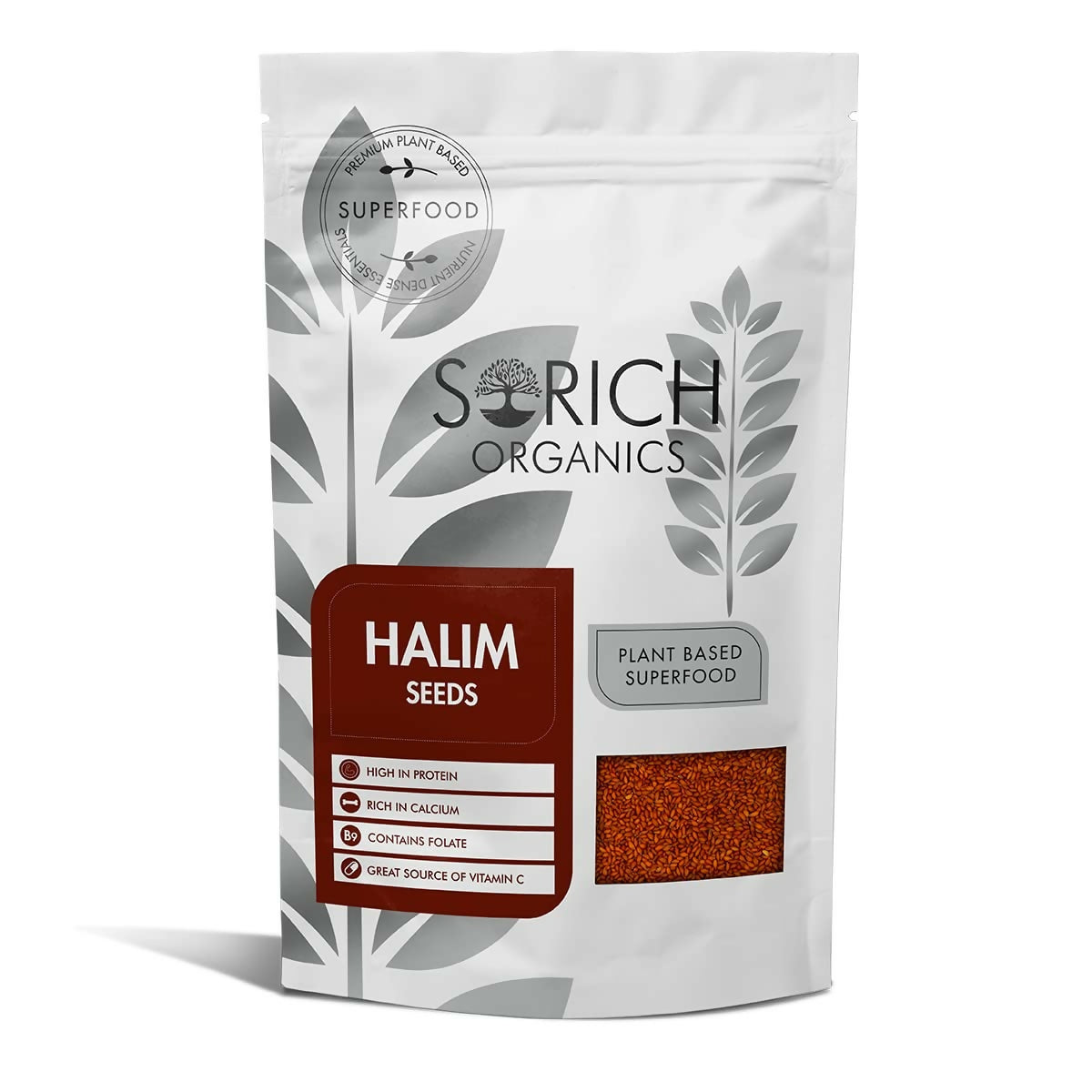 Sorich Organics Raw Halim Seeds (Aliv Seeds) - Whole Natural | Grocsy