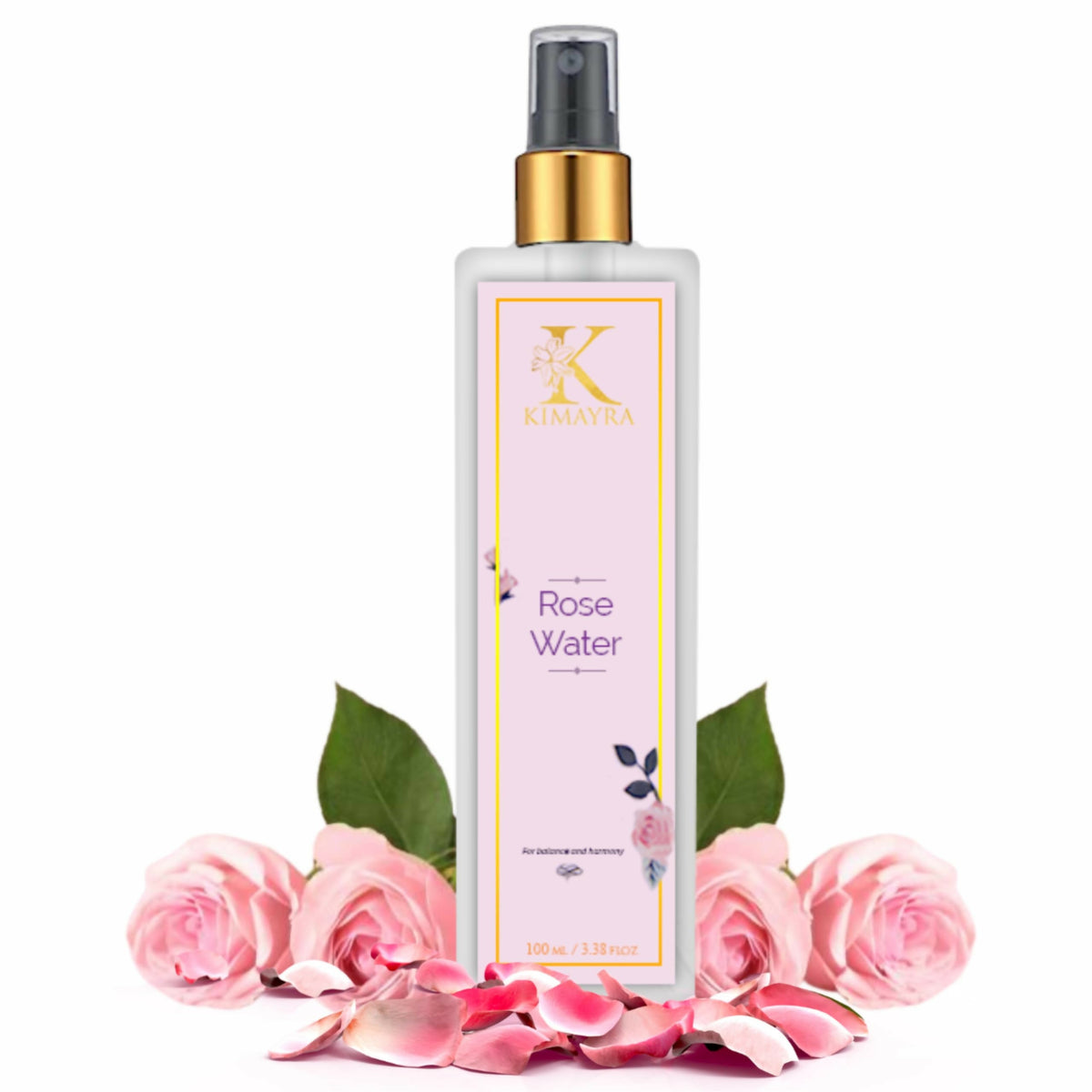 Kimayra Premium Rose Water Spray For Face - Skin Toner/Makeup Remover | Grocsy