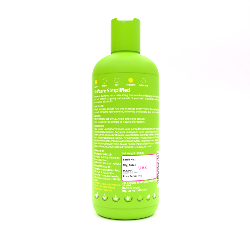 Rivona Naturals Aloe Vera Shampoo | Grocsy