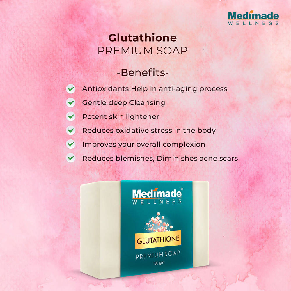 Medimade Wellness Glutathione Premium Soap | Grocsy