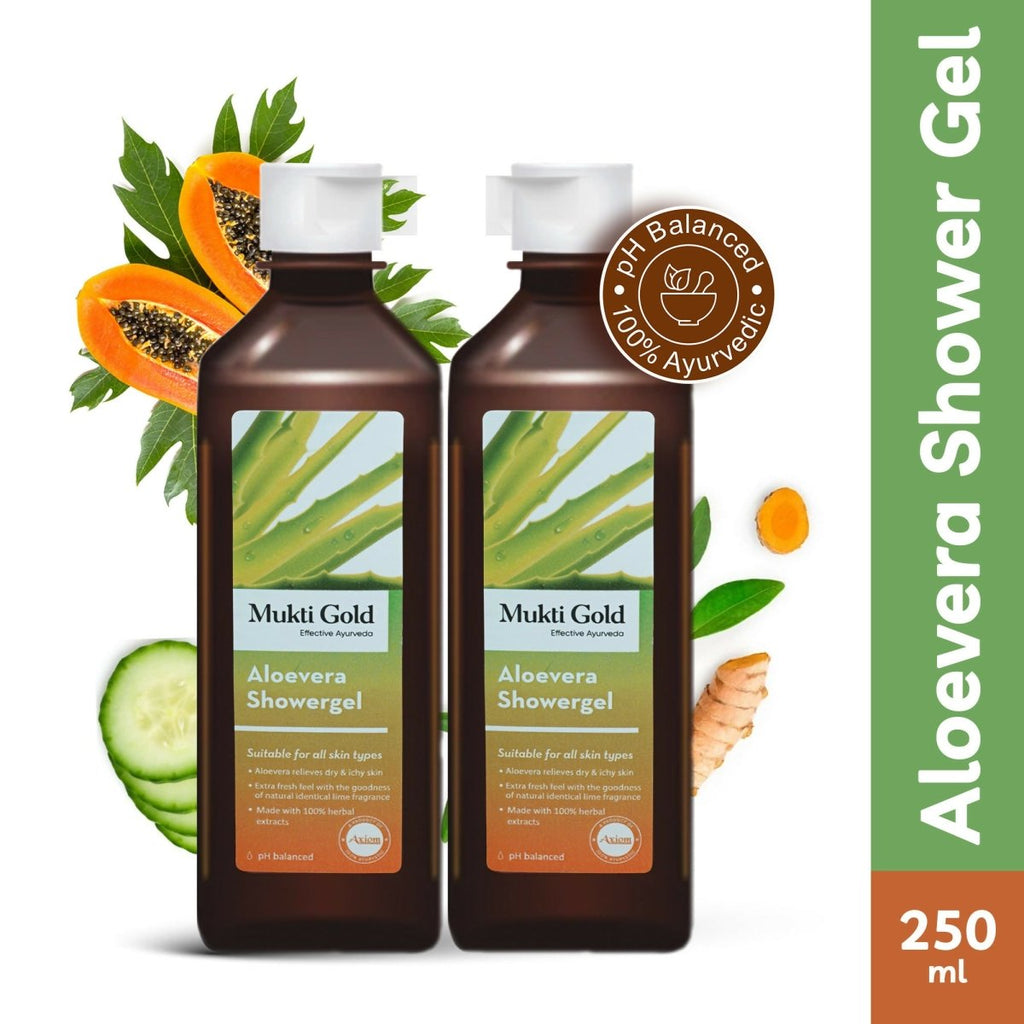 Axiom Mukti Gold Aloevera Shower Gel | Grocsy