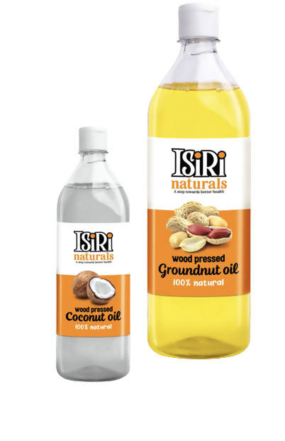 Isiri Ground Nut Oil + Coconut Oil Combo | Grocsy