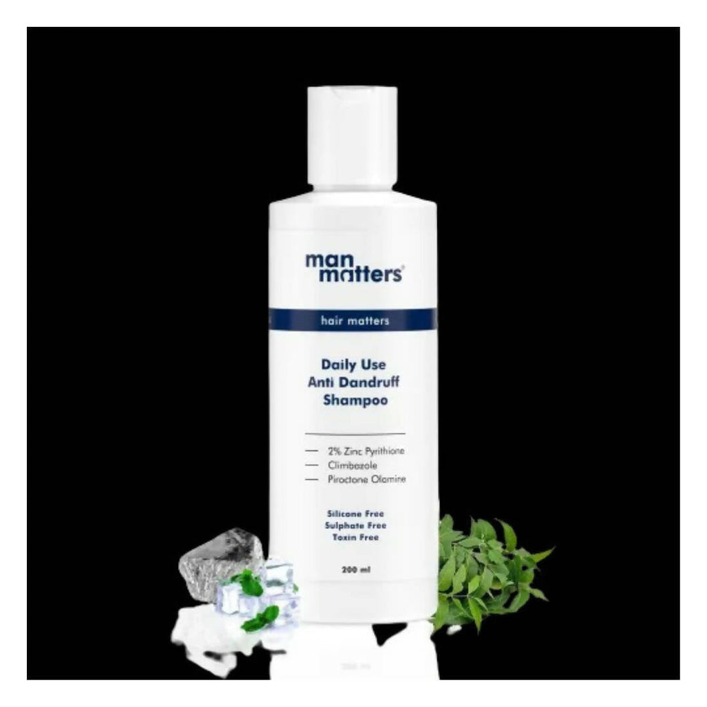 Man Matters Anti Dandruff Daily Use Shampoo, Reduces Dandruff, Flaking & Soothes Scalp Irritatio | Grocsy