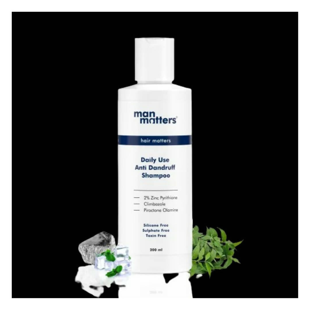 Man Matters Anti Dandruff Daily Use Shampoo, Reduces Dandruff, Flaking & Soothes Scalp Irritatio | Grocsy