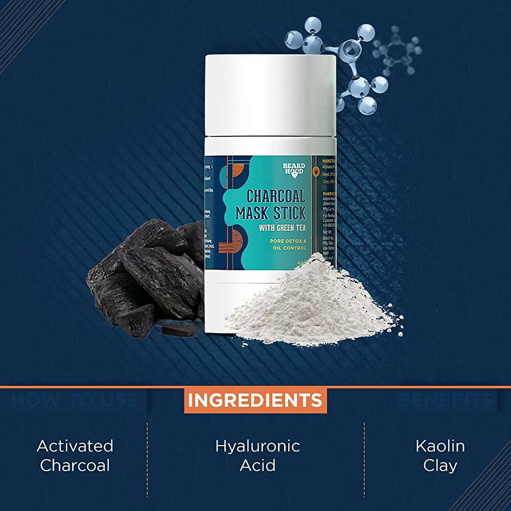 Beardhood Charcoal Face Mask Stick | Grocsy