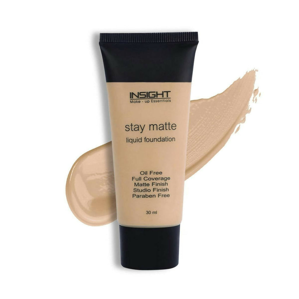 Insight Cosmetics Stay Matte Liquid Foundation - Soft Tan | Grocsy