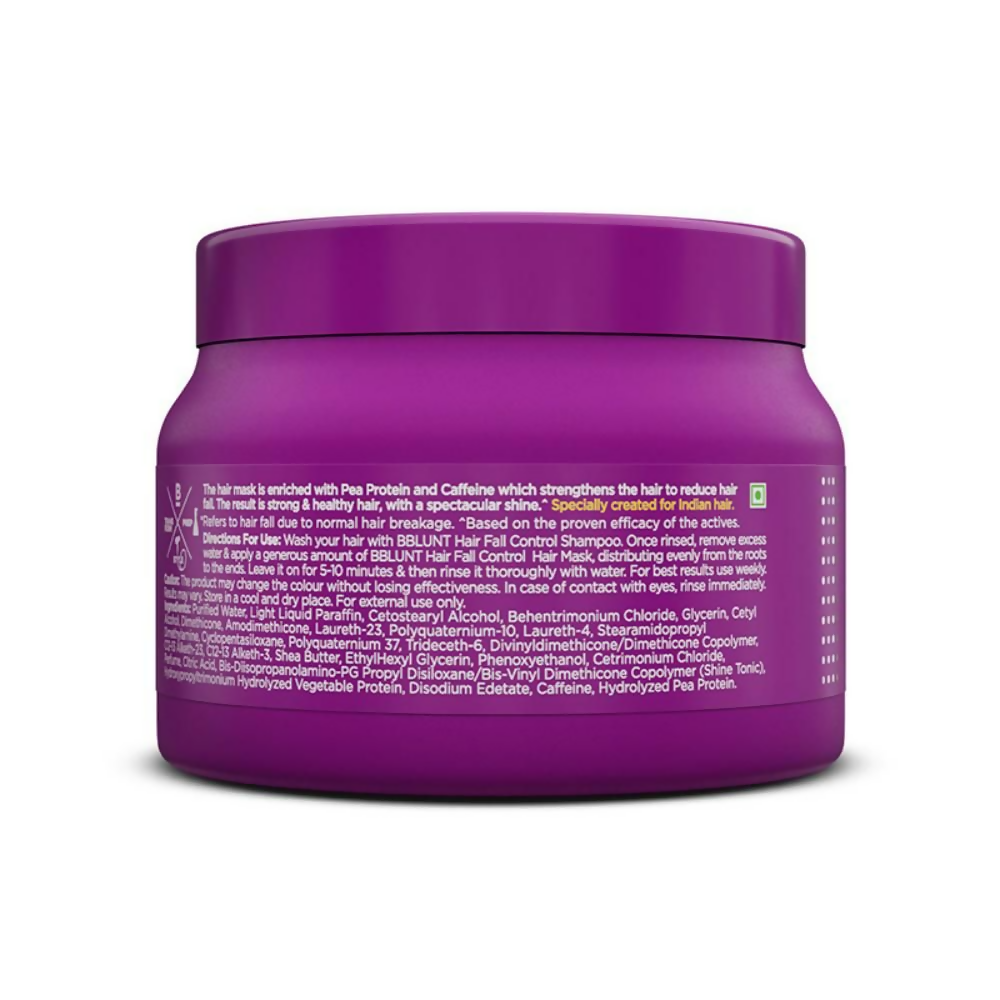 BBlunt Hair Fall Control Hair Mask With Pea Protein & Caffeine - Limited Time Offer | Grocsy