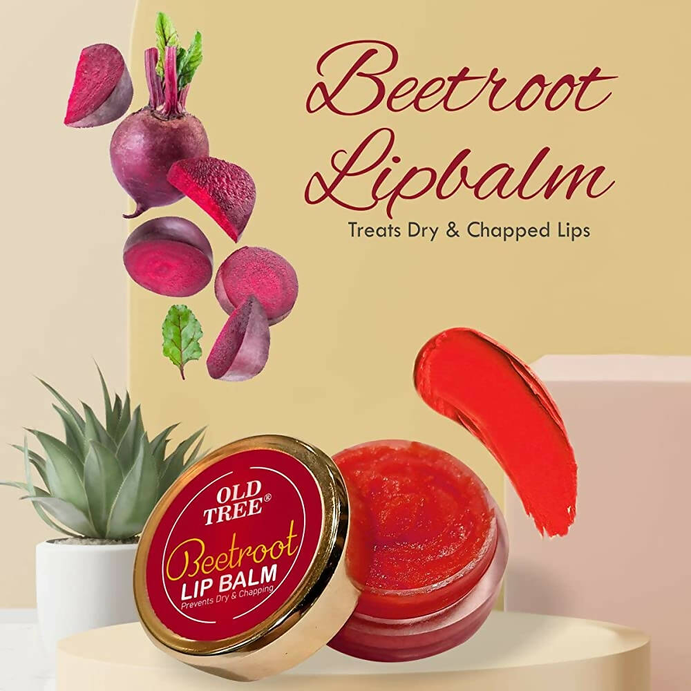 Old Tree Beetroot Lip Balm For Dry & Chapping Lips | Grocsy