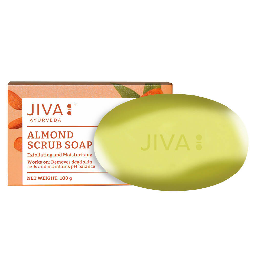 Jiva Ayurveda Almond Scrub Soap | Grocsy