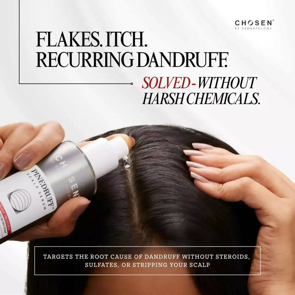 Chosen Pinedruff Scalp Serum Best Dandruff Control Treatment Solution With Pycnogenol | Grocsy
