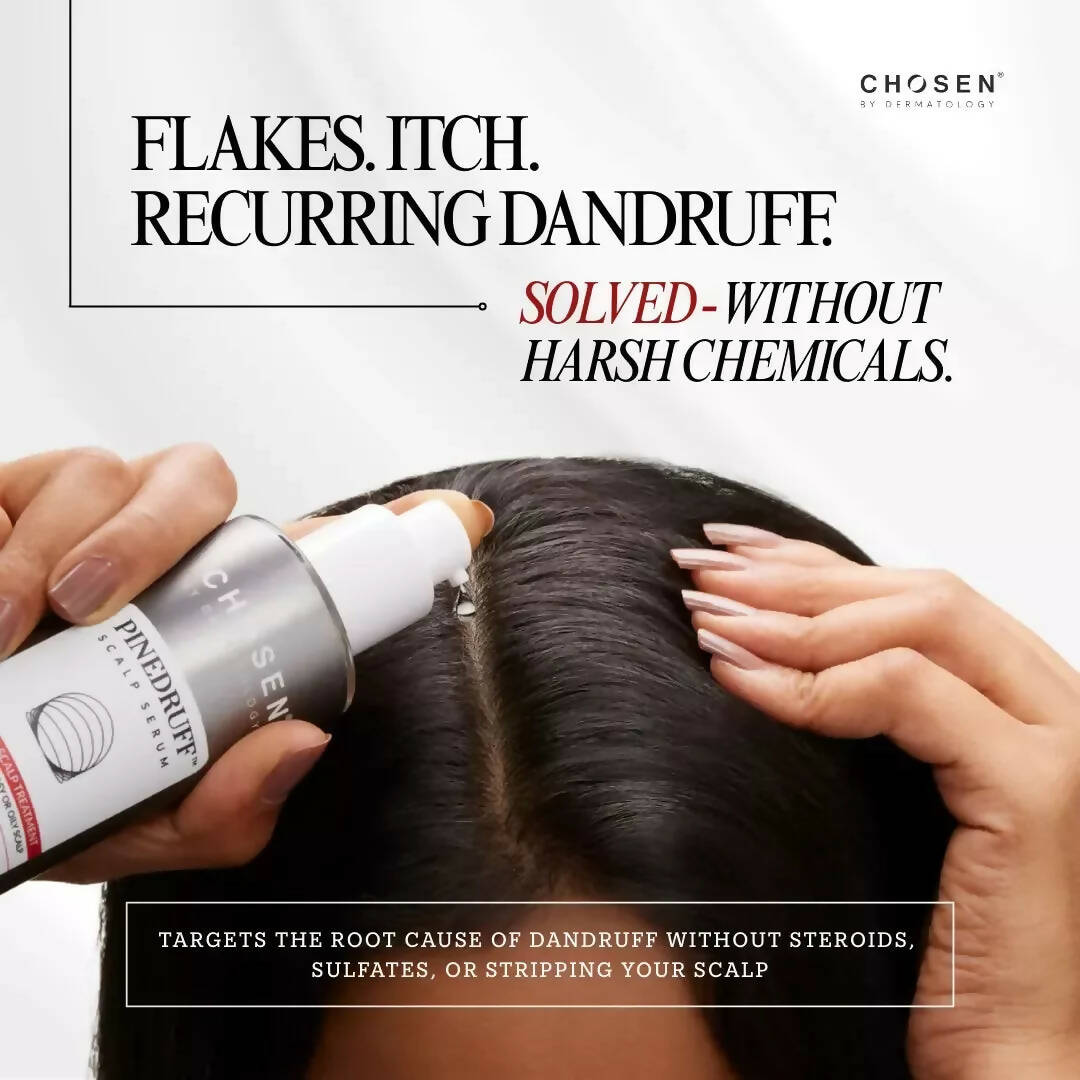Chosen Pinedruff Scalp Serum Best Dandruff Control Treatment Solution With Pycnogenol | Grocsy