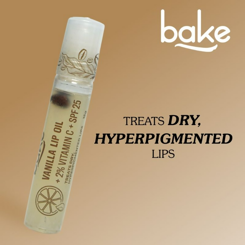 Bake 2% Vitamin C Vanilla Lip Oil Spf 25 Pa+++ | Grocsy