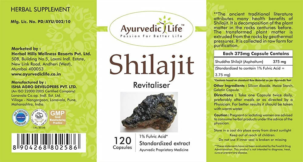 Ayurvedic Life Sj Capsules | Grocsy