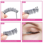 Bronson Professional 3D Effect Long and Natural Look False Eyelashes - 231 | Grocsy
