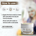 The Natural Wash De-Tan Face Pack for Glowing Skin | Grocsy