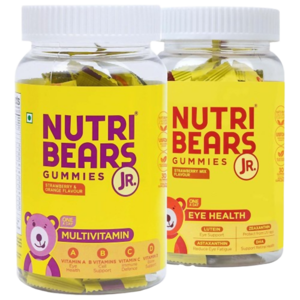 NutriBears Kids Multivitamin and Eye Health Combo | Grocsy